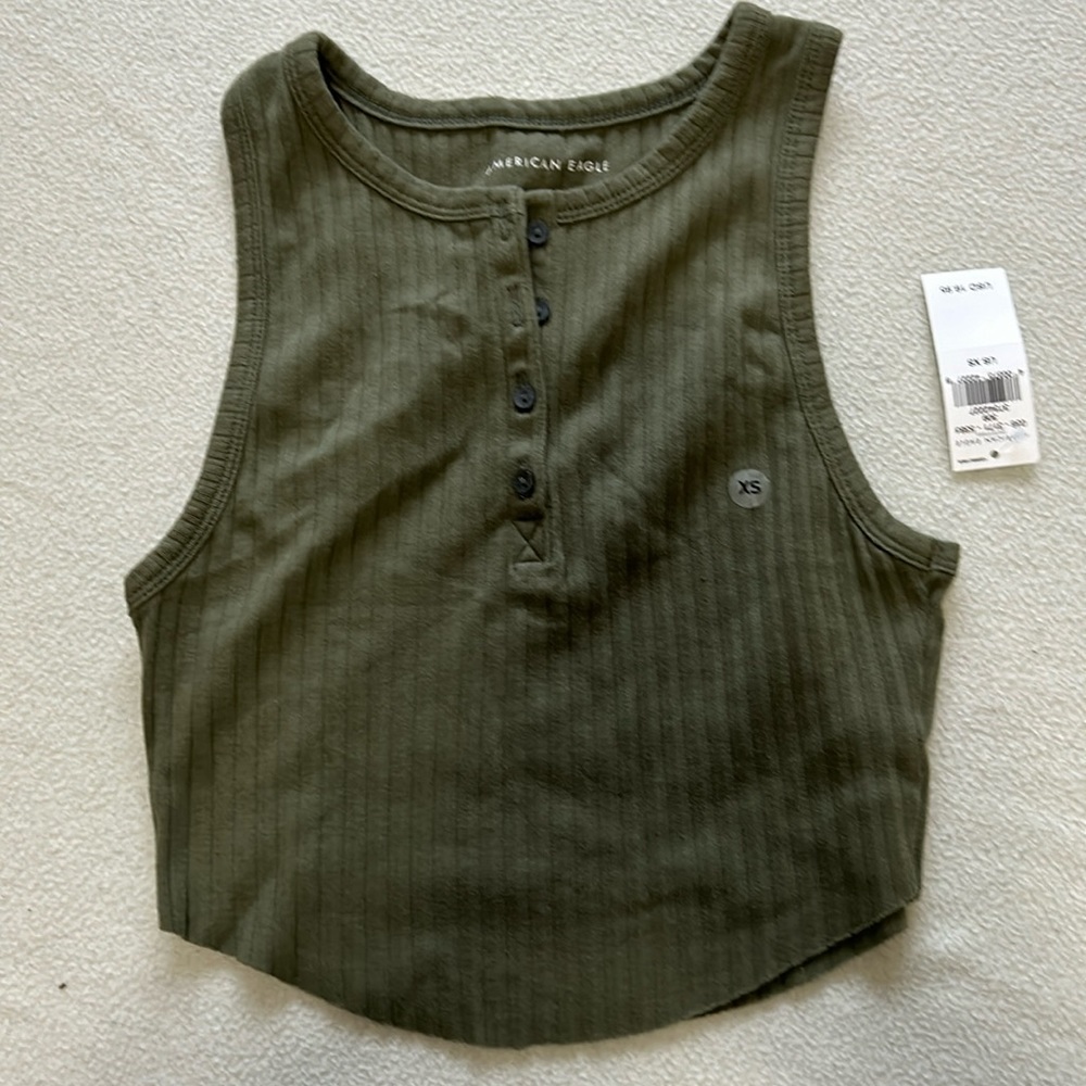 NWT American Eagle Cropped Tank Top Women XS